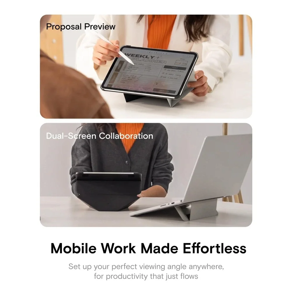 MOFT Dynamic Folio Case iPad Pro 11 1st 2nd 3rd 4th Gen Magnetic Stand Black